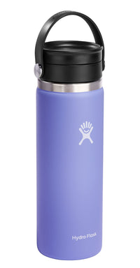 Hydro Flask Stainless Steel Wide Mouth Bottle with Flex Sip Lid and Double-Wall Vacuum Insulation for Coffee, Tea and Drinks 20 Oz Lupine
