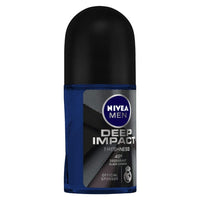 Nivea MEN Deep Impact Freshness Deodorant Roll-On, for Men, 50ml (Pack of 3)