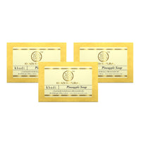 KHADI NATURAL Herbal Pineapple Soap, 125 g (Pack of 3)