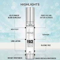 Seven Seas Under Cover Gel Face Primer | Transparent Makeup Primer to Prep Skin for Smooth & Long Lasting Makeup