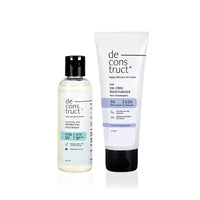 Deconstruct Daily Hydrating Duo - Hydrating Face Wash + Hydrating Face Moisturiser | Face Wash and Moisturizer Duo | Dry and Damaged Skin|