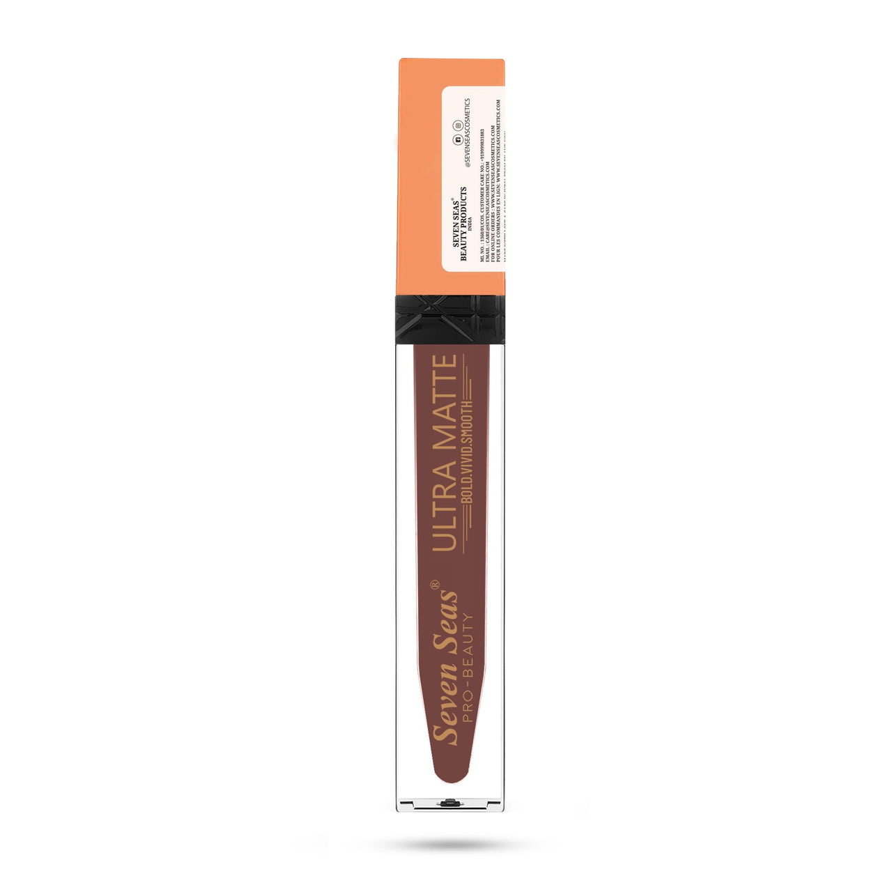 Seven Seas Ultra Matte Liquid Lipstick Trendy Nude Shade (Tuscan Red)