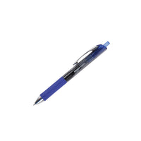 Basics Retractable Gel Pens, Fine Point (0.7mm), Blue, 12 Count (Pack of 1)