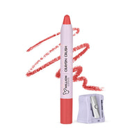Million Colors Lip Crayon Lipstick | 8H Long-Lasting Matte | Hydrating & Lightweight | Highly Pigmented | Smudge-Proof & Transfer-Proof | Hyaluronic Acid & Shea Butter (Caramel 06, 3g)