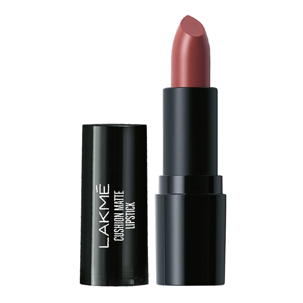 Lakmé Forever Matte Lipstick, Made With French Rose Oil Extracts, Nude Toast, 4.5G