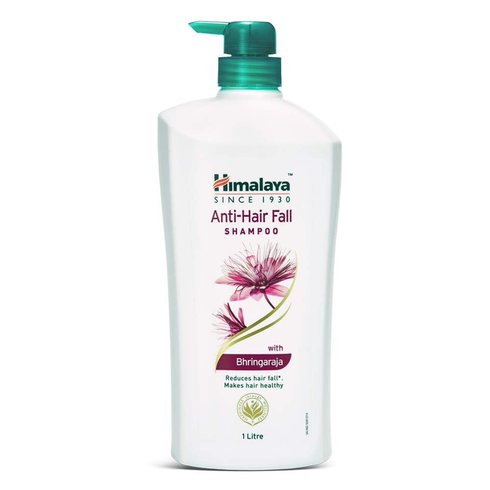 Himalaya Herbals Neem And Turmeric Soap, 125Gm (Pack Of 4) And Anti Hair Fall Shampoo With Bringaraja, 1000 Ml