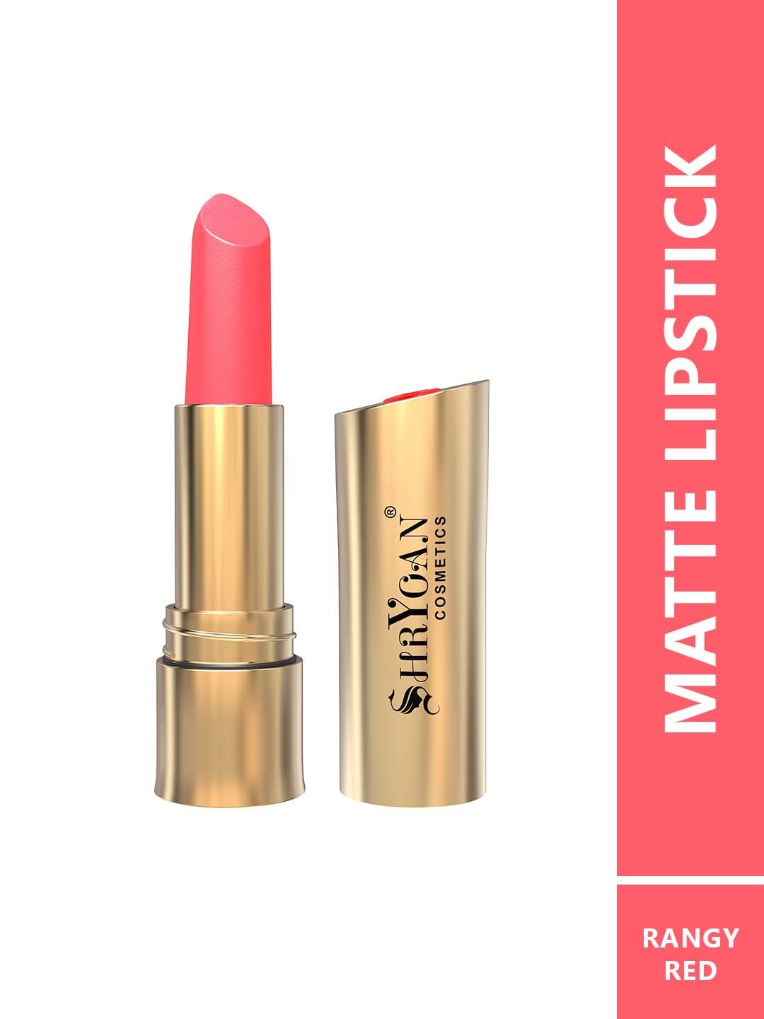 Shryoan Women's Long Lasting Non-Transfer Matte Lipstick| Smudge & Waterproof Lipstick With 24 Hr Stay (Shade 02)
