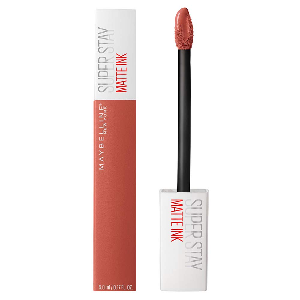 Maybelline New York Super Stay Matte Ink Liquid Lipstick, 225 Delicate, 5ml and Super Stay Matte Ink Liquid Lipstick, 70 Amazonian, 5g