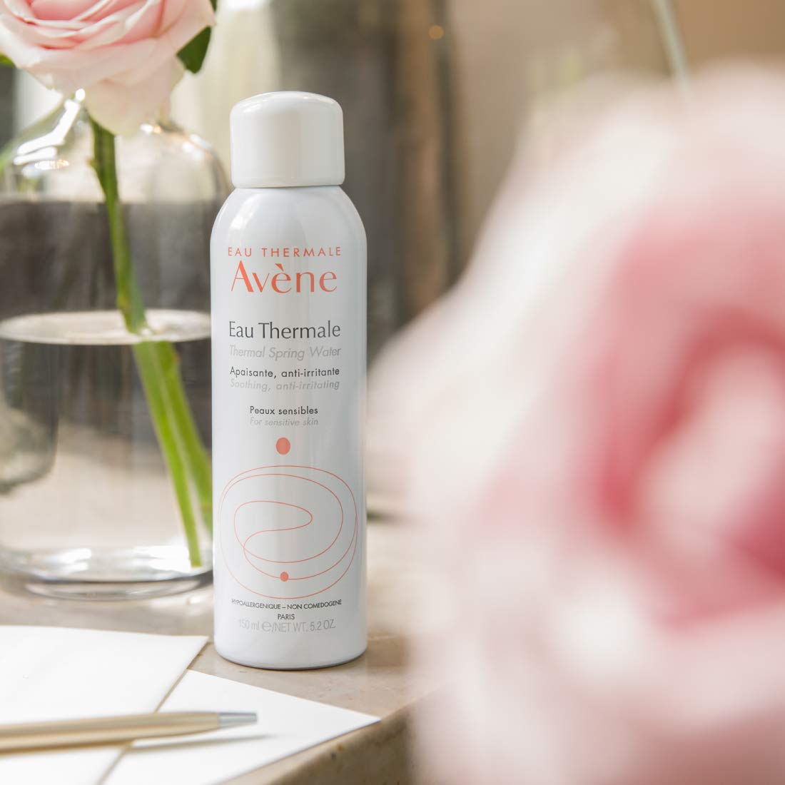 Avene Thermal Spring Water 150ml I Active & Powerful Spring Water I Barrier Repair I Face Mist for all Skin types I Soothes & Hydrates Skin I Sensitive Skin I Dermatologically tested I Made in France