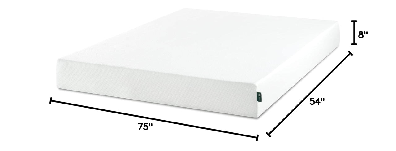 ZINUS 6 Inch Green Tea Memory Foam Mattress [New Version], Queen, Fiberglass free, Medium Firm Feel, Zoned Pressure Relief, Certified Safe Foams & Fabric, Mattress in A Box 6" New Small Box