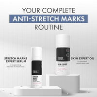 ThriveCo Stretch Marks Expert Serum Cream | For New (red) & Old (white) Stretch Marks Removal & Skin Hydration | Powered by Striover™, Rosehip Oil & Squalane | For Men & Women | 30ml