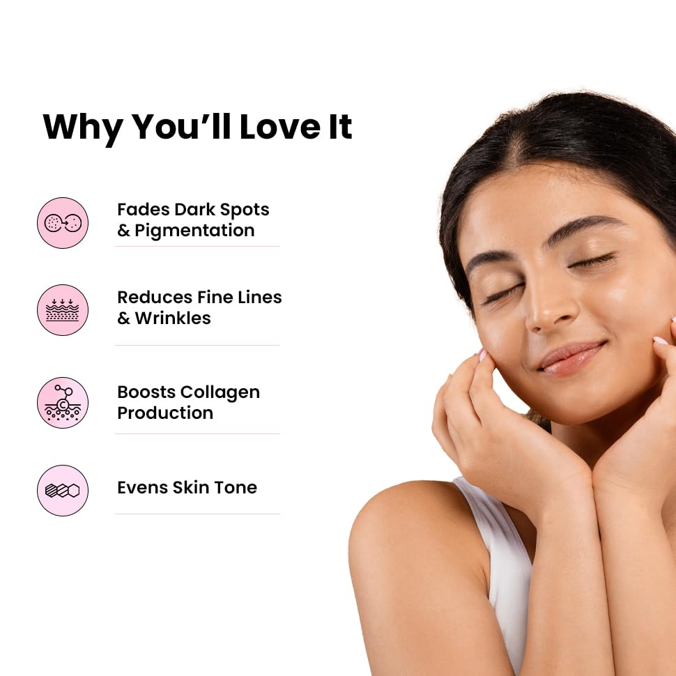 ThriveCo Skin Brightening PRO Serum For Women with Probiotic Rice Water, Vit C, Kojic Acid, Alpha Arbutin & Glutathione | Anti-ageing, Boosts Collagen, Clears Skin & Removes Dark Spots | 30ml