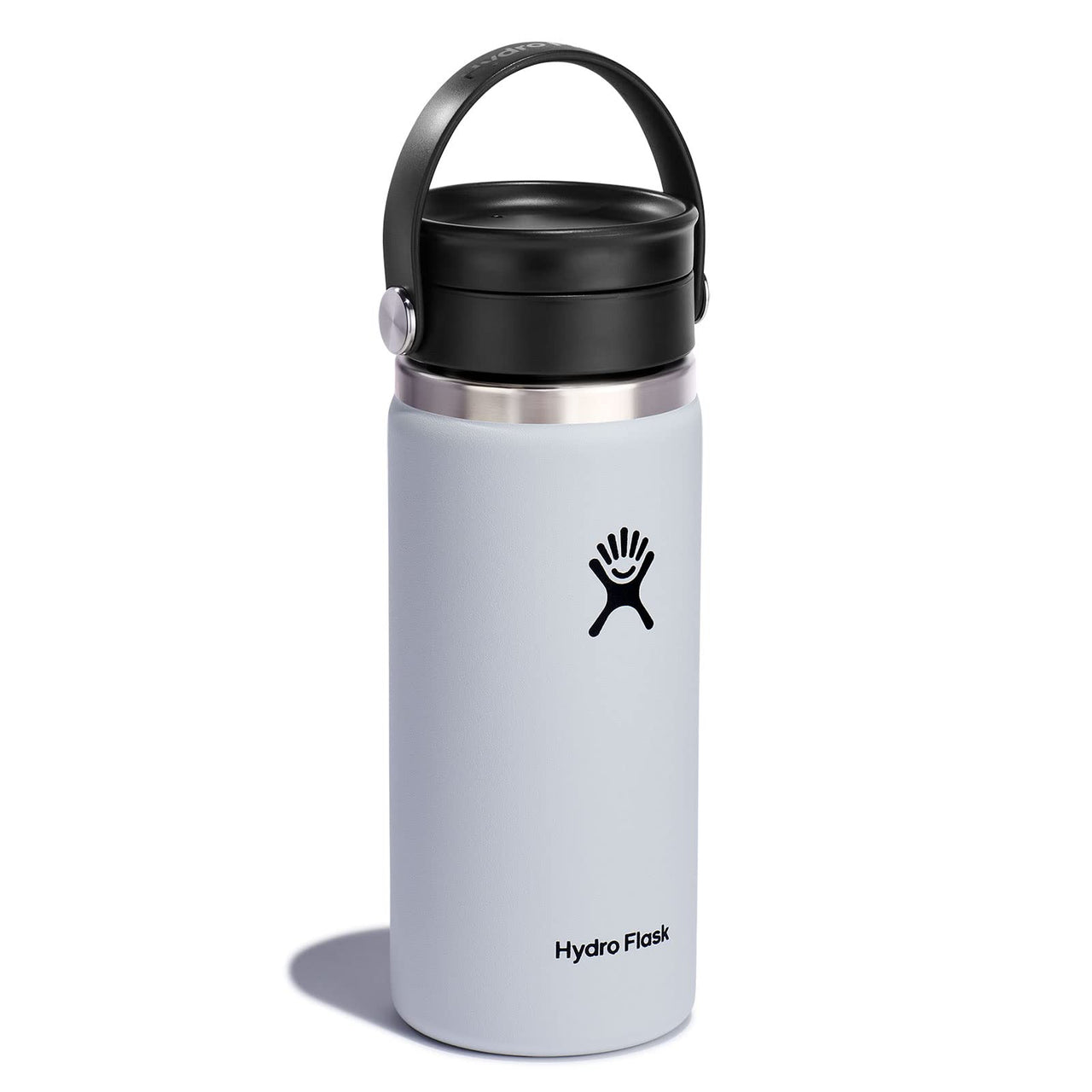 Hydro Flask 16 oz Wide Mouth Bottle with Flex Sip Lid White