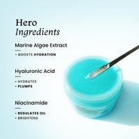 Foxtale Oil-Free Gel Moisturizer for Face | Hyaluronic Acid, Niacinamide, Betaine, Marine Algae| Boosts Hydration, Brightens Skin, Soothes Acne| Lightweight for Oily, Acne-Prone Skin |Men & Women-100g