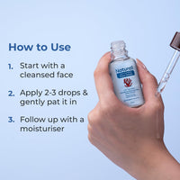 Naturali Aqua Hydrating Face Serum With Earth Marine Water, Sea Algae & Hyaluronic Acid | Locks In Moisture | Revives Dull Skin | Paraben & Mineral Oil Free | 30ml