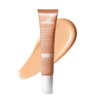 mCaffeine Brightening & Colour Corrector Tinted Under Eye Cream with 2% Vitamin C + Ferulic Acid | SPF 30+ PA++++| Reduces & Conceals Dark Circles | Instantly Brightens | UV Protection | Orange - 15ml