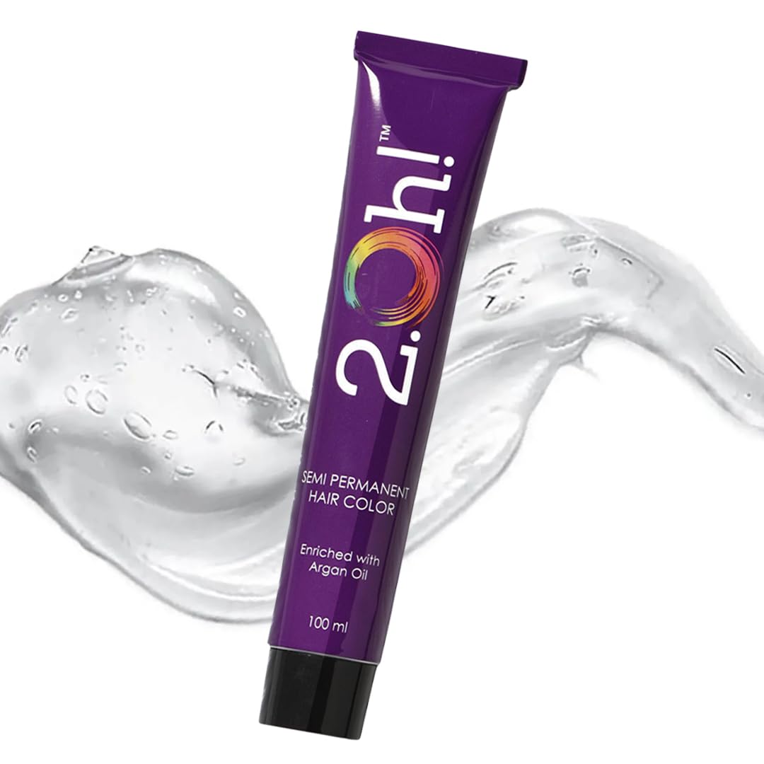 2.Oh! Italian- Hair Gloss | High Shine Hair Gloss Treatment | Semi Permanent Clear Gloss | Salon- Like Glossy Hair| Shiny and Smooth Hair | Enriched with Argan Oil | Lasts up to 2-3 Washes