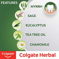 Colgate Herbal Oral Care Toothpaste, Goodness of Natural Ingredients for Healthy Teeth, 200g