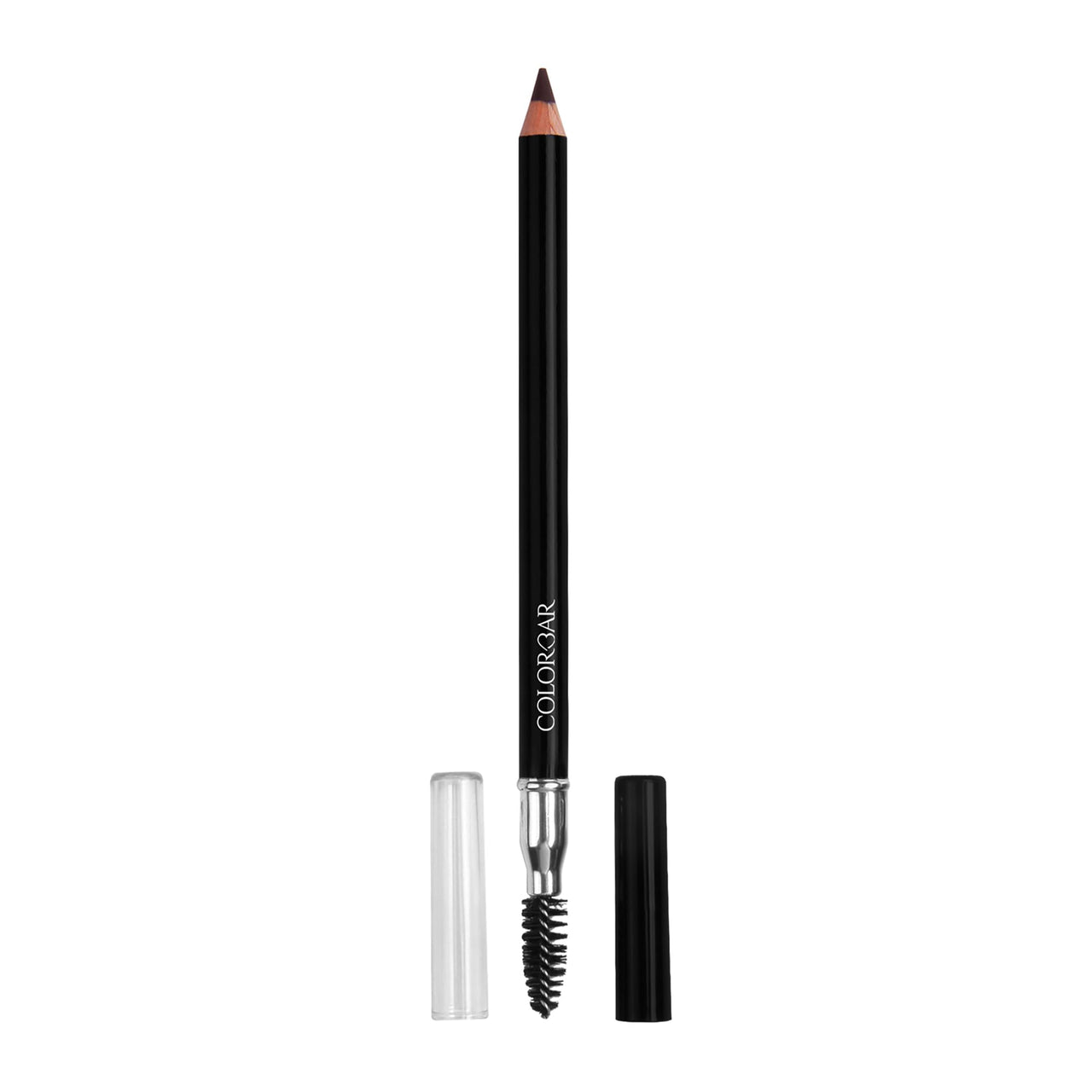 Colorbar Stunning Brow Pencil Chestnut, Dark Brown, 1.08g | Lightweight | Smudgeproof | Oil free formula