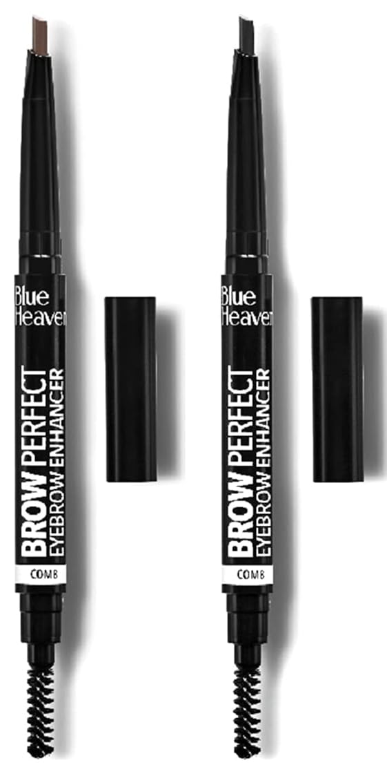 Blue Heaven Artisto Eyebrow With Styler- (Brown), Brown, & Blue Heaven Artisto Eyebrow With Styler- (Grey), Grey,