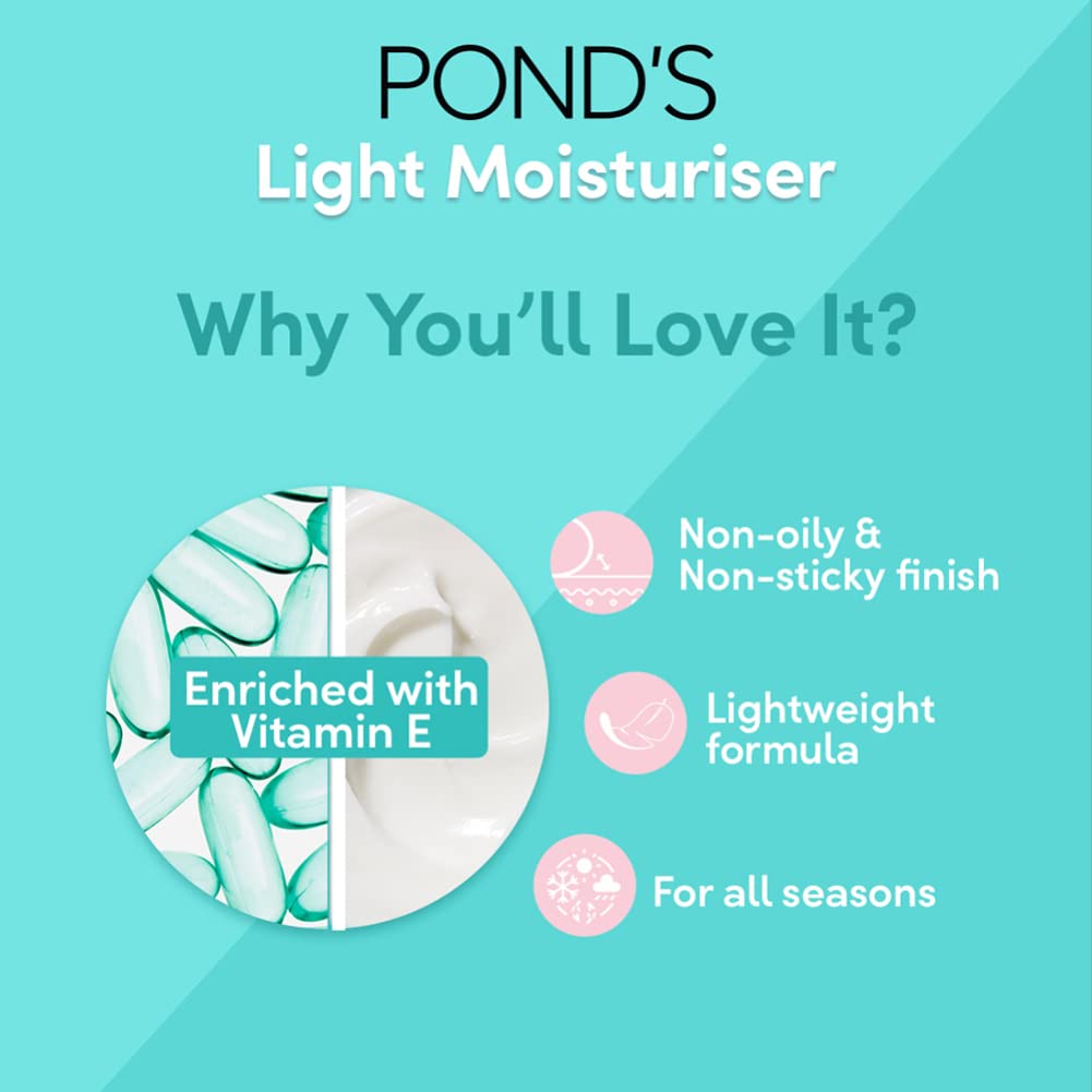 Vaseline Winter Care Combo: Deep Moisture Lotion, 400Ml With Ponds Light Moisturiser 200Ml, For Soft & Moisturised Skin