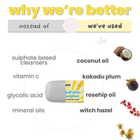 Tuco® Kids Bye, Dull Skin Soap Pack of 2X60gm with Turmeric | Perfect for Dull & Sensitive Skin | Paraben & Sulphate Free | Ages 2-5, 5-10, 10-15 | 2x 60gm