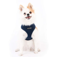 Puppia Soft Dog Harness, Navy, X-Large (PDCF-AC30-NY-XL)