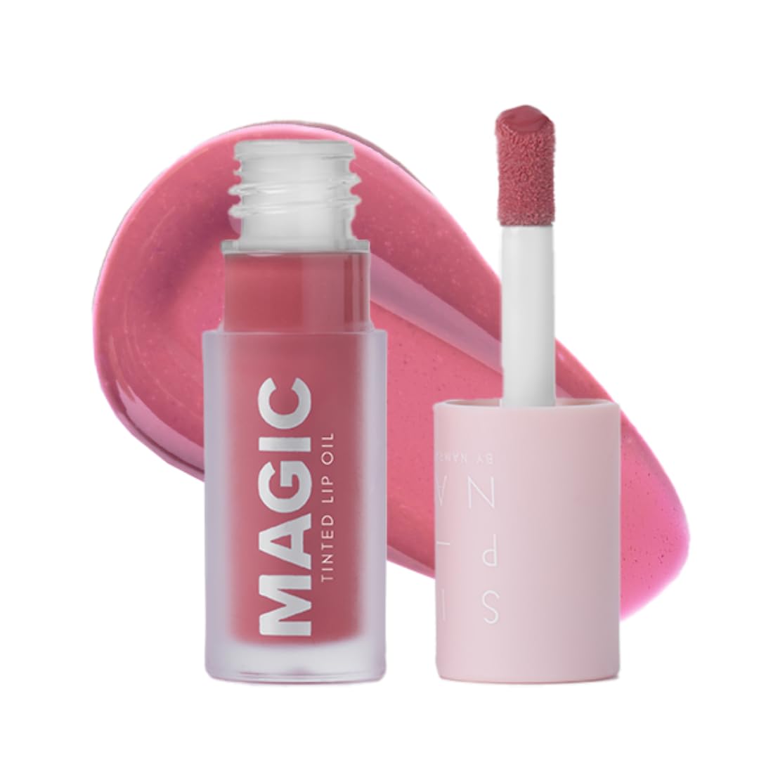 SIMPLYNAM Golden Hour Magic Tinted Lip Oil (Light) | Deep Hydration & Repair | High-Impact Tint | Non-Sticky & Lightweight | Vegan & Cruelty-Free | Panthenol & 7 Botanical Oils | Paraben-Free