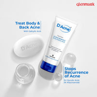 D'Acne Anti Acne Kit | Face and Body Acne Kit | Mild Cleansing Face Wash & Body Soap |Suitable for Oily and Acne-Prone Skin |Dermatologically tested|for Men & Women