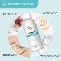 Fixderma Nigrifix Underarm Ocean Roll on With 6% AHA, Lactic Acid & 1% Mandelic Acid & Kojic Acid | Brightens Skin & Exfoliates Underarm | For Sensitive Skin - 60ml (Pack of 1)