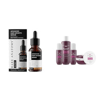 Bare Anatomy Advanced Hair Growth Serum 3% Redensyl+4% Anagain+3% Baicapil+1% Capilia Longa,for Women & Men | 30mL Curl Defining Shampoo +Hair Mask + Leave-In Conditioner + Gel 250ml+250g+140ml +140ml