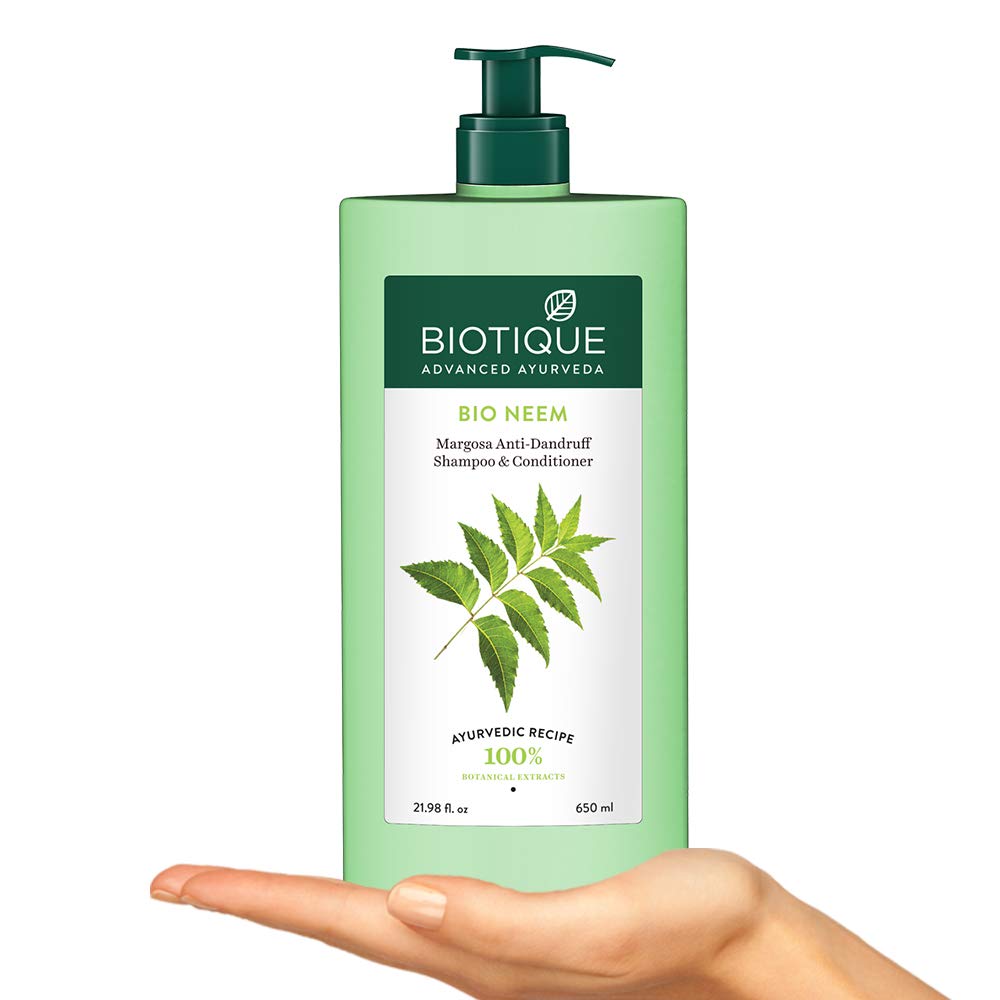 Biotique Bio Orange Peel Revitalizing Body Soap, 150g & Biotique Bio Neem Margosa Anti Dandruff Shampoo and Conditioner, 650ml