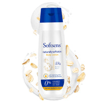 Softsens Naturally Soft Skin Body Lotion With Hydrating Milk Creme & Oats Extract | 48H Moisturization | Parabens, Sulfates, SLS, SLES Free 200ml