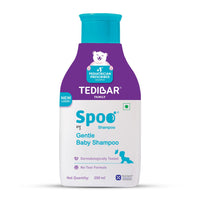 SPOO Tedibar Gentle Baby Shampoo 200Ml No Tears|Gentle On Scalp|No.1 Pediatrician Prescribed Shampoo*- By Torrent Pharma (Pack Of 2)