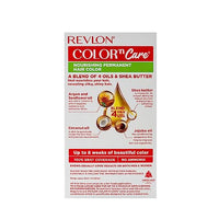 Revlon Color 'n Care Permanent Hair Color for Women Natural Black | Blend of 4 oil's & Shea Butter| For Silky, Shiny & Nourished Hair | 100% Grey Coverage in 5 Minutes | Ammonia Free
