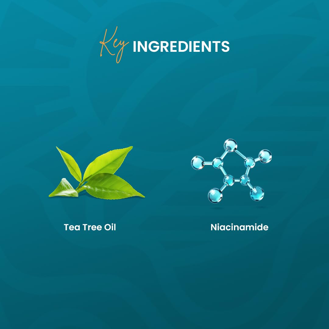 Dhartika Australian Tea Tree Oil Shower Gel - Target Spots & Blemishes, pH-Balanced Formula, Revitalizing Body Wash