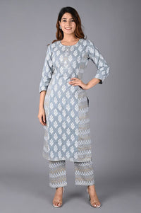 PLUSH COTTON - Cotton Kurta Set for Women | Regular Fit | A-Line | Ethnic Wear | for Women & Girls Cotton