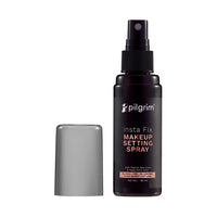 Pilgrim Insta Fix Makeup Setting Spray 60ml | With Hyaluronic Acid & French Red Vine | Setting spray for makeup | Long Lasting | Makeup Fixer | Natural Finish | Oil control Formula & Shine free look.