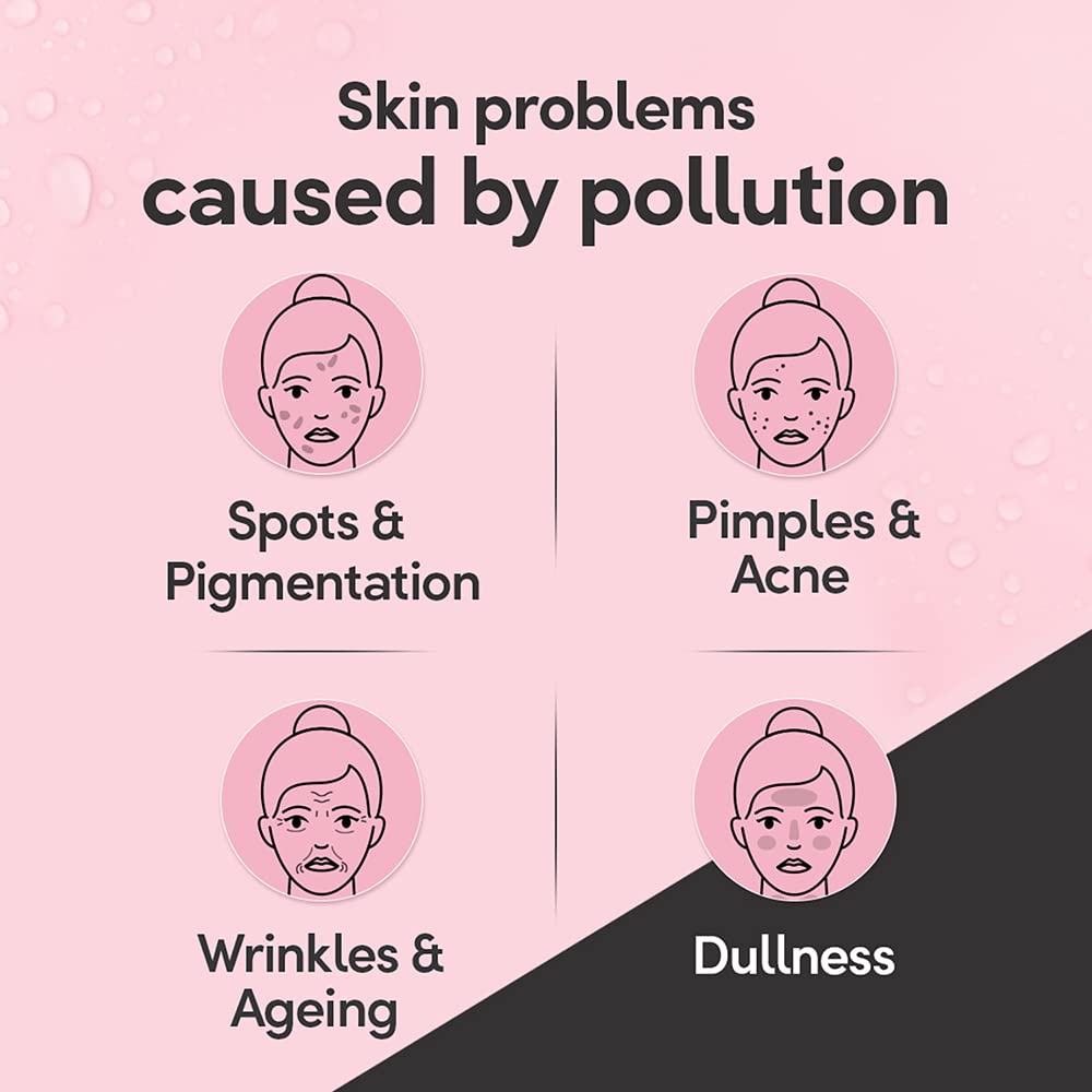 POND's Pure Detox Face Wash 100 g, Daily Exfoliating & Brightening Cleanser, Deep Cleans Oily Skin - With Activated Charcoal for Fresh, Glowing Skin (Pack of 2)