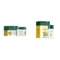 Biotique Bio Myristica Spot Correcting Anti Acne Face Pack, 20g & Dandelion Visibly Ageless Serum, 40ml