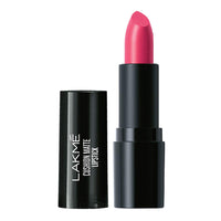 Lakmé Forever Matte Lipstick, Made With French Rose Oil Extracts, Pink Prom, 4.5G