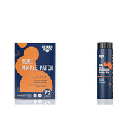 Beardhood Acne Pimple Patch | 72 Hydrocolloid Waterproof Patche and Beardhood Hair Volumizing Powder Wax 20g