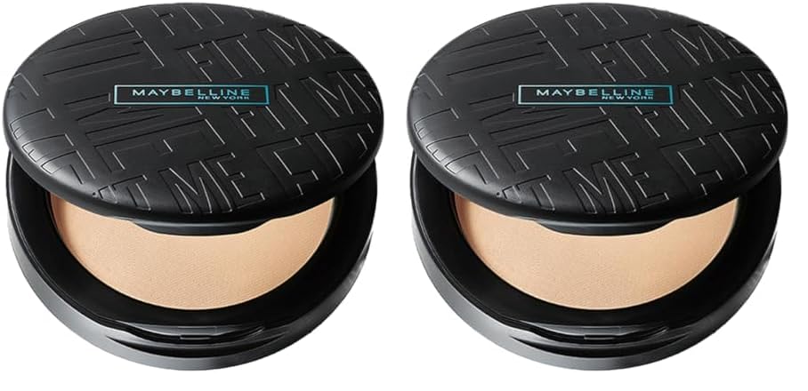 Maybelline New York Fit Me Shade 220 Natural Beige, Matte Compact Powder For Oily Skin, 8G - Powder That Protects Skin From Sun, Absorbs Oil, Sweat And Helps You To Stay Fresh For Upto 12Hrs.