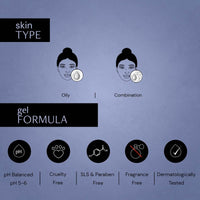 Deconstruct Oil-Free Moisturizer For Oily Skin | 3% NMF Complex + 0.2% Panthenol | Lightweight Gel Moisturizer | For Oily to Combination Skin | 50gm