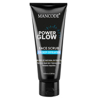 Mancode Power Glow Face Care Combo for Unusex | Face Scrub, Face Wash & Whitening Cream | Deep Cleansing, Exfoliation & Brightening | Natural Ingredients with Saffron, Turmeric, Kojic Acid & Licorice | Hydrating & Reduces Dark Spots Pack of 3