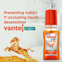 Dr. Reddy's Vantej Aqua Advanced Protection Mouthwash | Perfect for Sensitive Teeth | Fast Acting Pain Relief in Just 3 Days | Fresh Minty Breath | 100 ml.