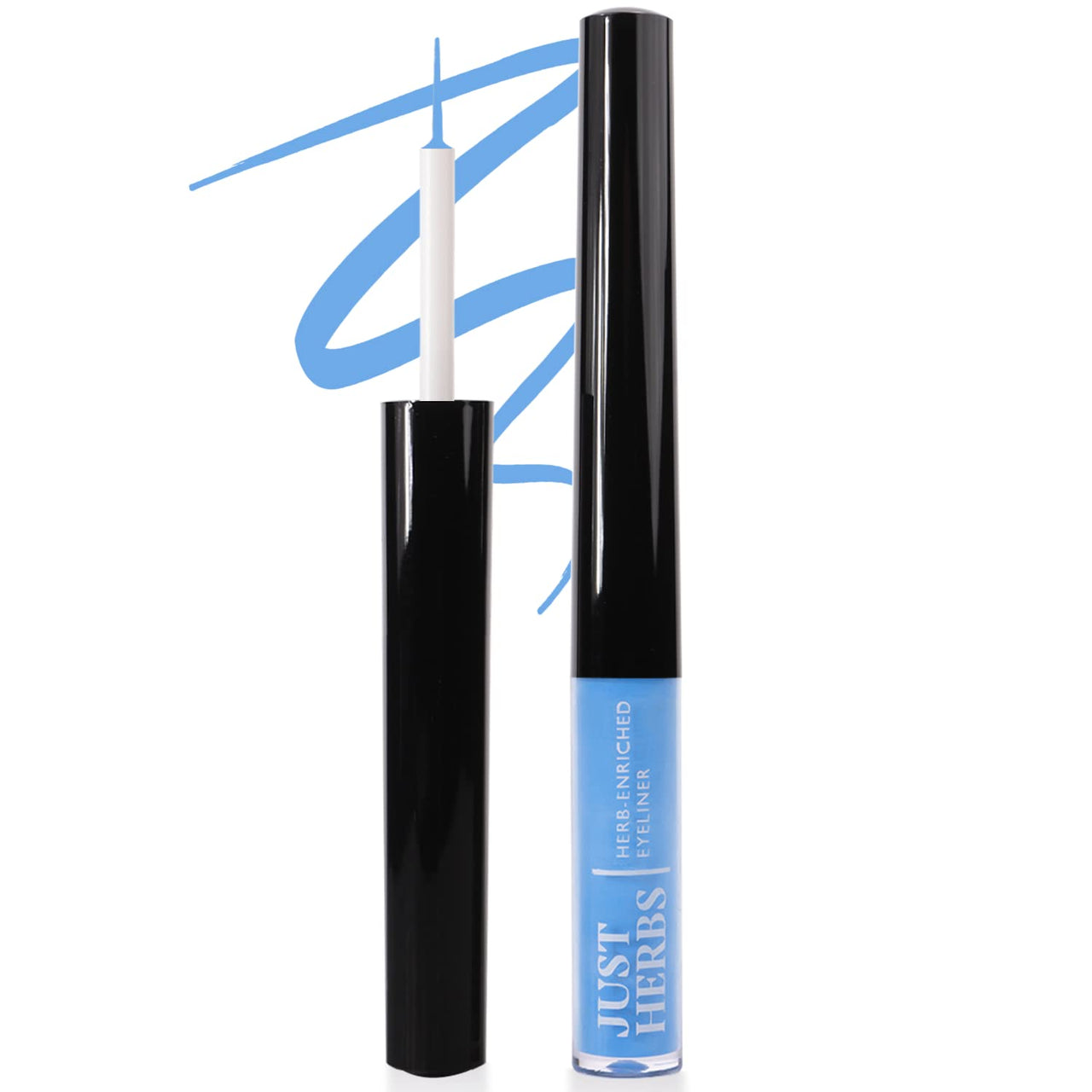 Just Herbs Matte Eyeliner Waterproof&Smudge Proof,Long Lasting Eyeliners 2.5G & Just Herbs Eyeliner Waterproof&Smudge Proof,Liquid, Long Lasting Eyeliners 2.5G (Platinum Silver)