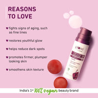 Plum 1% Encapsulated Resveratrol & 7.5% Vitamin C Face Serum | Fights Signs of Ageing | Boosts Collagen Production | Enhances Glow | Lightweight & Quick-absorbing | 100% Vegan | 30 ml