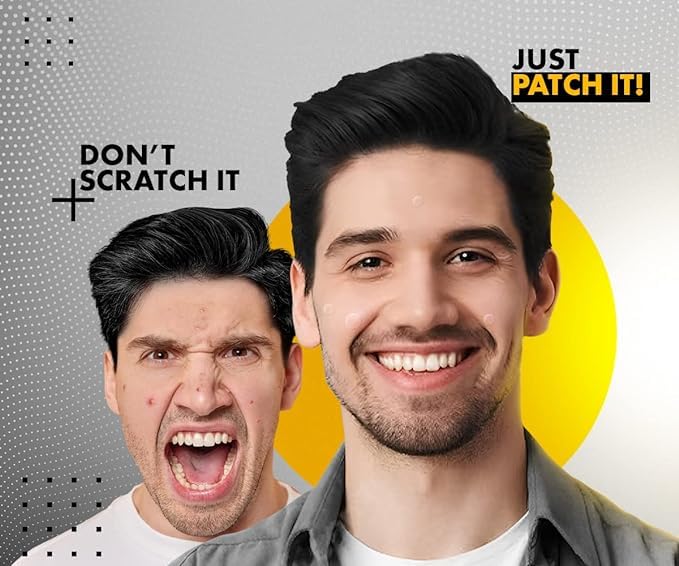 Urbangabru Hair Volumizing Powder 10 GM & Acne Pimple Patch 72 Dots - Men's Grooming Combo Kit