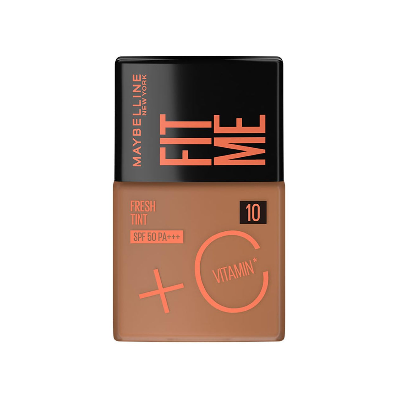Maybelline New York Fit Me Fresh Tint, With SPF 50 PA+++ & Vitamin C, Lightweight Natural Coverage Skin Tint, Shade 10, 30ml